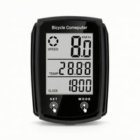 Bike Computer with LCD Display Compact Bike Computer with LCD Screen Speedometer Lightweight Odometer Small for Cyclists