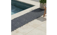 Floor Mat Waterproof Door Mat Oil-Resistant Interlocking PVC Tiles for Office Building, Outdoor