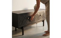 Slender Legs Low Cabinet Frame Structure Furniture Flat Top
