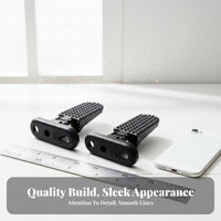 2 Pieces Electric Bike Foot Pegs Anti-Slip Electric Two-Wheeler Foot Pedals Universal Footrest Pedal Easy Install Vehicle