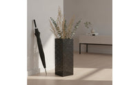 Square Metal Stand Modern Square Umbrella Holder Ventilated for Hallway