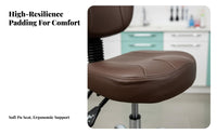 Dental Assistant Chair with Torso Support 360-Degree rotate Professional Seating