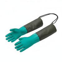 Waterproof Rubber Gloves Thickened Long Rubber Gloves Heavy Duty for Fishing