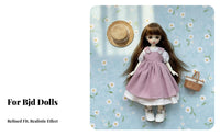 BJD Doll Dress Available 30cm Doll Outfit Design Toy Accessory for Hobbyists, Kids, Imaginative Play