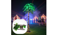 Tropical Design LED Palm Tree Lamp Eye-Catching Glowing Coconut Tree Waterproof Power Interface Party Decor Timer Switch for Event Planners, Hotel Owners, Poolside, Patio, Garden