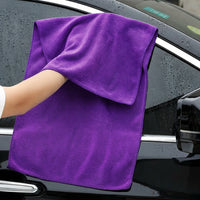 Highly Absorbent Cleaning Cloths and Car Drying Towel, 30cm X 60cm Car Drying Towel for Detailing, Multi-Purpose Cleaning Cloths for Glass and Home