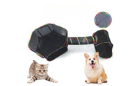 3 Pieces Collapsible Cat Enclosure with Tunnel Breathable Cat Playpen with Tunnel Portable Outdoor for Cats