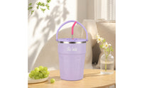 Thermal Jug with Straw Large Capacity Water Bottle with Wide Mouth Vessel for