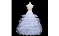 Adjustable Waist Petticoat Full Volume Hoop Skirt Soft Lining Crinoline Petticoat for Fashion Fans
