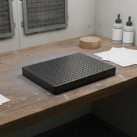 Large Painting Base Stand Black Rectangular Painting Base Stand