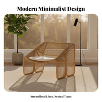 3 Pieces Waterproof Rope Weave Lounge Set Outdoor Furniture All-Weather Garden Seating long-lasting Frame for two people, Families, Homeowners, Sunroom, Terrace, Backyard, Balcony