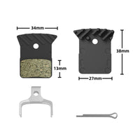 Cycle Brake Pads with Spring Replacement Bike Brake Pads with Securing Pin Components-Performance Hardware for Cyclists