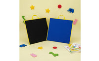 Double-Sided Felt Board Large Play Area Standing Story Board Lightweight and Educational Toy for Teachers, Young Children