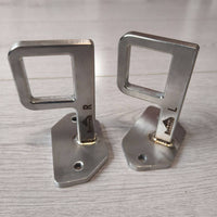 Aluminum Alloy Rear Seat Back Angle Adjustment Bracket Brushed Seat Angle Adjustment Bracket Thick Long-Lasting for Vehicle Modification