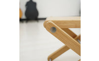 Solid Wood Wooden Guitar Footstool Stable Adjustable Guitar Foot Pedal Ergonomic Music Accessory Foldable for Performance, Practice