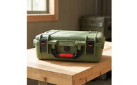Hard Shell Case Heavy-Duty Sheltering Case with Handle Water-Resistant Storage Box for Technicians, Photographers, Travel, Outdoor