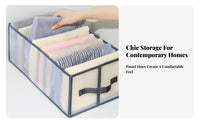 Foldable Compartment Box Space-Saving Foldable Compartment storage container Large Capacity