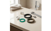 Toilet Waste Ball Mechanism Repair Kit Ball Mechanism Seal Kit Resistant Hardware for Homeowners, Plumbers