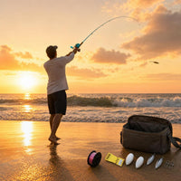 Macaron Baitcasting/Spinning Fishing Rod and Reel Combo Set