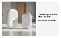 4 Volume Levels Wireless Entry Chime Set Memory Function Entry Chime Receiver and Transmitter 95 dB Wireless Chime Set Indicator Light