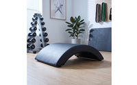 Flexibility Arch Support Dense-Foam Foam Pilates Barrel with Padded Top Contoured Back-Andcervical Stretcher