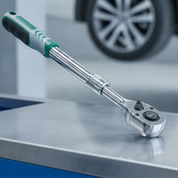 Telescopic Ratchet Wrench Heavy-Duty Tool Non-Slip for Automotive Repair, DIYers