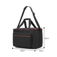 Water-Resistant Padded Bag with Shoulder Strap Soft-Sided Audio Equipment Bag Oxford-Cloth Carrying Case Rectangular for Musicians, Creators, Travel, Rehearsals, Outdoor