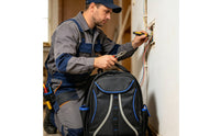 Electrician Tool Backpack Multiple Pockets Heavy Duty Tool Backpack Reinforced Bottom for Construction Site