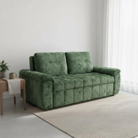 Pull-out Sofa Bed Adjustable Backrest Pull out Sofa Bed Space Saving 2 Seater Sleeper Couch for Small Areas, Home Office