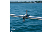 Fishing Rod Bracket with tube Clamp Stainless Steel Fishing Rod Holder with Tube Fastener Easy to Install Hardware for Anglers