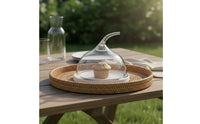 Transparent Dessert Cloche Lightweight Clear Cake Dome Acrylic Food Cloche Multifunctional Shatterproof Food Dome for Parties
