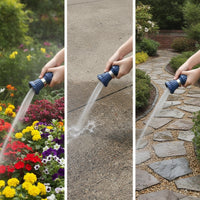 Brass Garden Hose Nozzle Handheld High-Pressure Spray Nozzle Heavy-Duty spray tool for Car Washing
