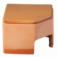 Leopard Gecko Shelter, Reptile Shelter, Hideout, Moisturizing, Terracotta, 2-Pack