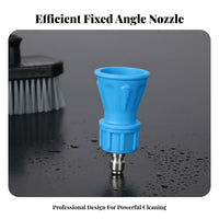 Long-Lasting Construction High Pressure Washer Nozzle Rust Proof Stainless Steel Fixed Angle Washer Nozzle Splash Control for Siding Washing