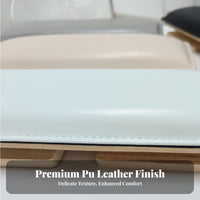 Adjustable Height Butterfly Nail Arm Rest Stable Solid Wood Base Foldable Manicure Arm Rest Comfortable Padding for Beginners, Beauty Studio