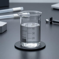 4 Pieces Clear Metric Markings Borosilicate Glass Beaker Writing Area Graduated Measuring Beaker Heat-Resistant