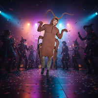 Roach Costume One-Piece Design Roach Jumpsuit Versatile Wear Jumpsuit for Men, Adults, Halloween, Parties
