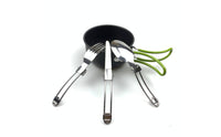 Portable tableware Kit Compact Portable Cooking Set Camping spoon fork knife for Hikers