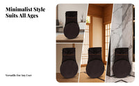 Practice Drum Pad Backpack Adjustable Shoulder Straps Music Accessory Drum Practice Bag Black