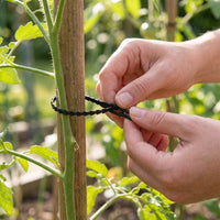 Reusable Green Plant Ties, connecting garden plant ties for climbing plants, fruit trees, tomato & rose support