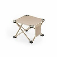 Foldable Portable Fishing Stool High Load Capacity Folding Camp Stool Sturdy Fishing Seat Reinforced Side Support for Camping