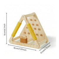 Tabletop Bird Stand Compact Wooden Parrot Stand Tabletop Bird Perch Stable Indoor for Parrots