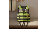 Waterproof Material High Buoyancy Life Jacket Lightweight Design Watersports Safety Vest Reflective Strips Adjustable Flotation Vest for Snorkeling, Surfing