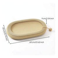 Cat Scratching Board Woven Cat Scratcher with Toy Ball Eco-Friendly for Home