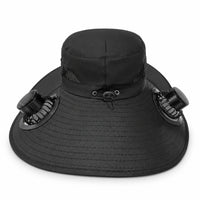 Hat with Solar Fan Cooling Solar Fan Hat Headwear Sundefensive Breathable for Gardeners, Gardening, Fishing