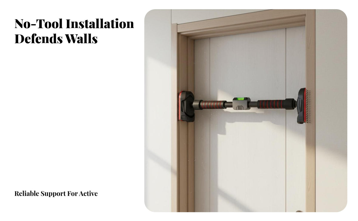 Doorway Pull-up Bar Easy Installation Doorway Pull up Bar Lock for Adults, Women, Strength Training, Indoor, Office