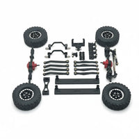 Model Vehicle RC Truck Modification Parts Precision Design 1/16 Scale Truck Upgrade Set Lightweight Metal Steering Linkage Kit for Rough Terrain
