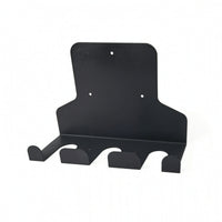 Bar Wall Rack Multi-Slot Metal Rack with Cradles Wall Mount Bar Hanger Compact Barbell Holder Space-Saving for Home Gym Owners