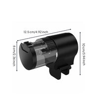 Adjustable Portion Control Automatic Aquatic Feeder Large Capacity Timed Aquarium Feeder Quiet Operation Smart Aquatic Food Dispenser Two Mounting Options for Turtle Owners, Holiday