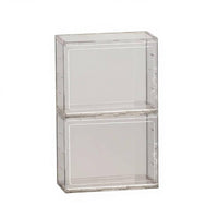 Large Capacity Dustproof Glassware Cabinet Strong Load Bearing Cup Storage Box Stackable Cup Organizer for Desktop, Kitchen Counter